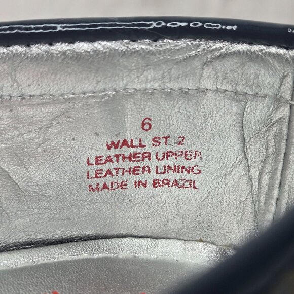 Marc Joseph Tassel Loafers Size 6 Blue Croc Leather Slip On Preppy Dress Shoes - Picture 8 of 11